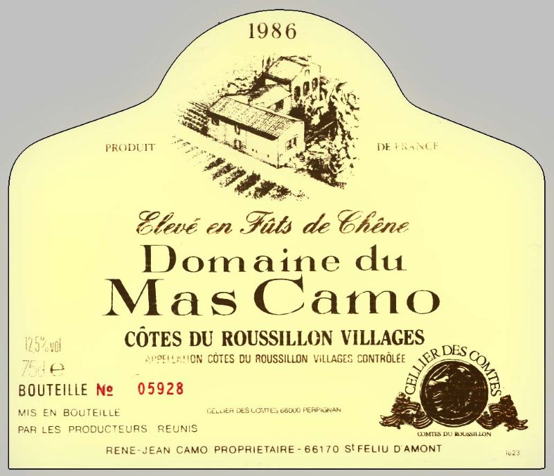 Roussillon-Mas Camo 1986.jpg